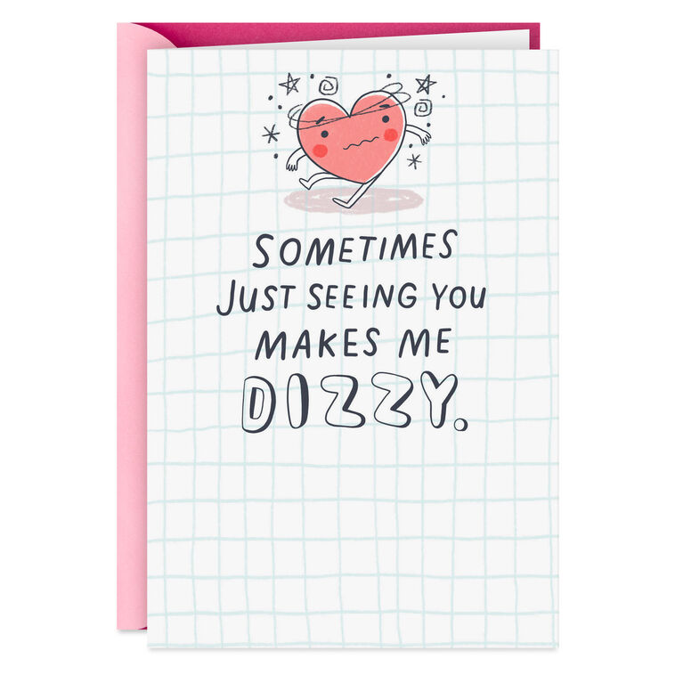 hallmark You Make Me Dizzy Naughty Love Card