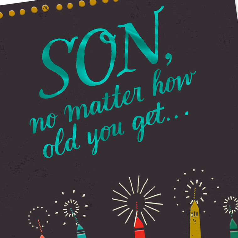 Hallmark You Make Me Smile Birthday Card For Son