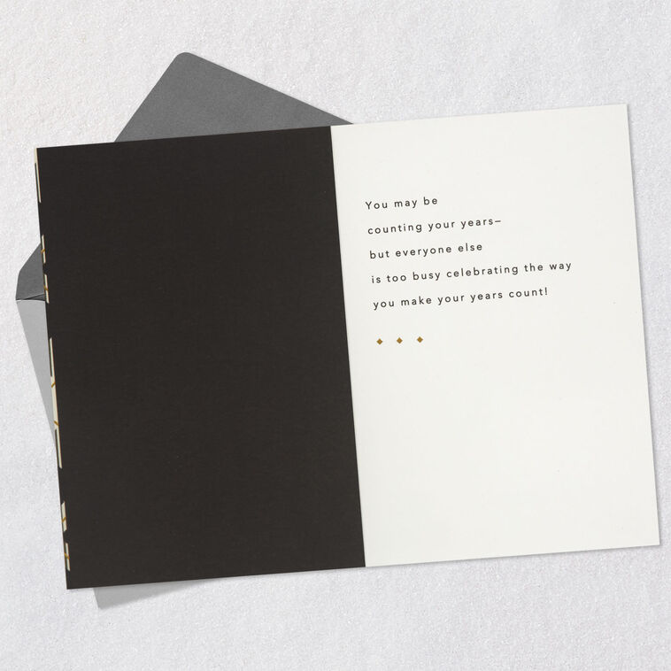 Hallmark You Make Your Years Count Birthday Card