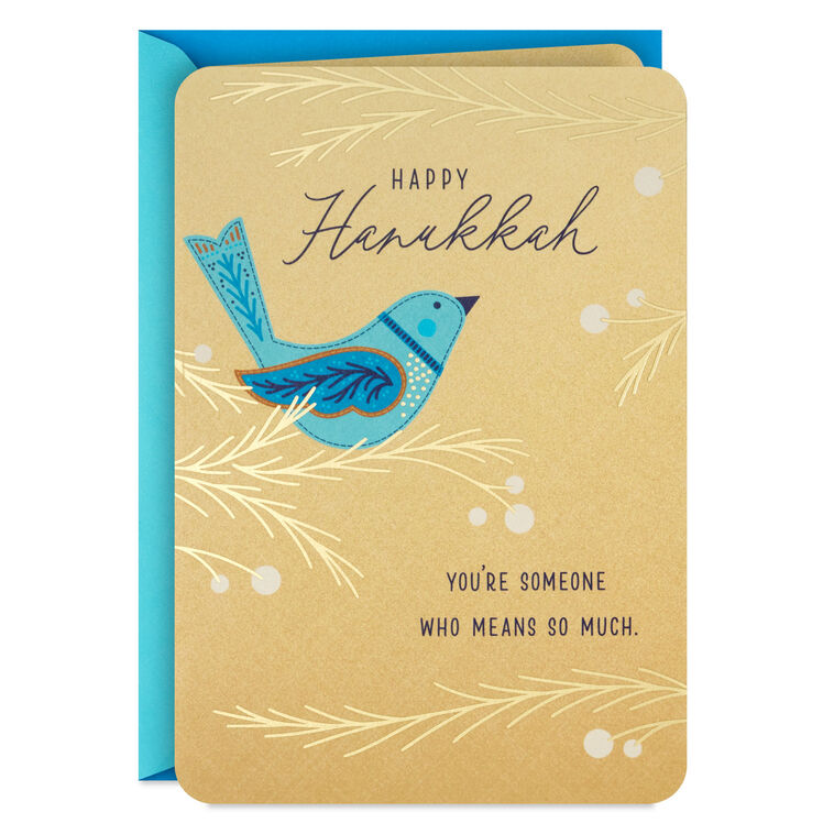hallmark You Mean So Much Hanukkah Card