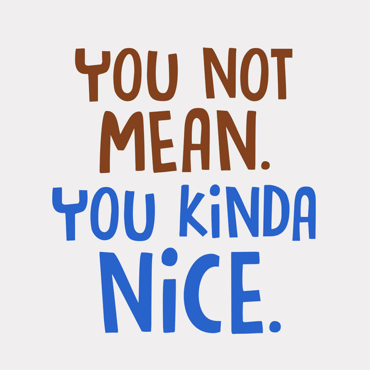 Hallmark You Not Mean Funny Boss's Day Card