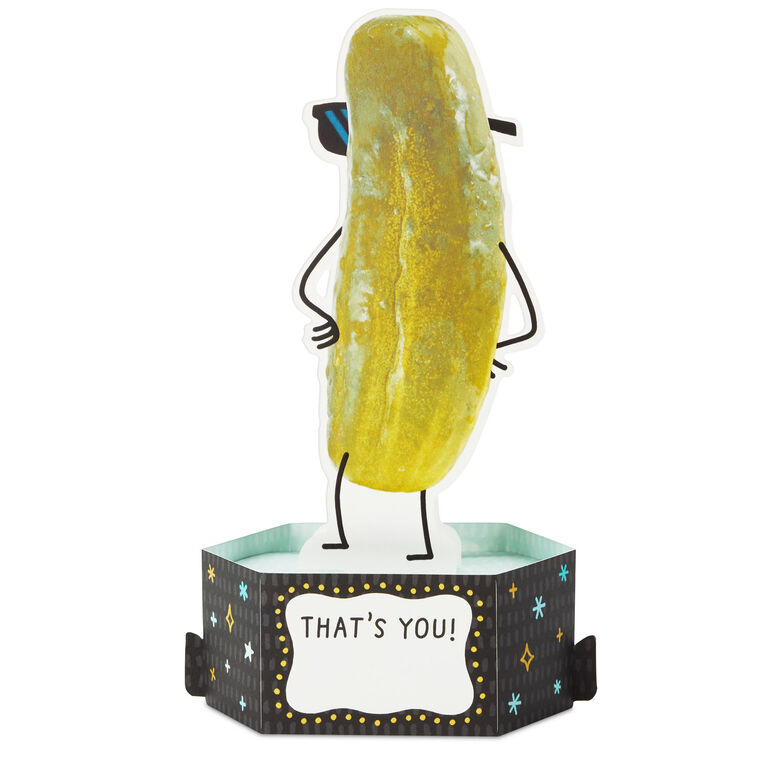 Hallmark You're A Big Dill Funny Pop-Up Card