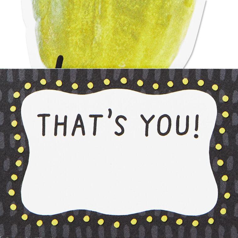 Hallmark You're A Big Dill Funny Pop-Up Card