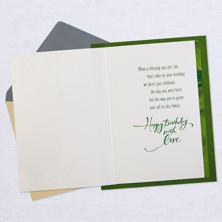 Hallmark You're A Blessing Birthday Card For Son