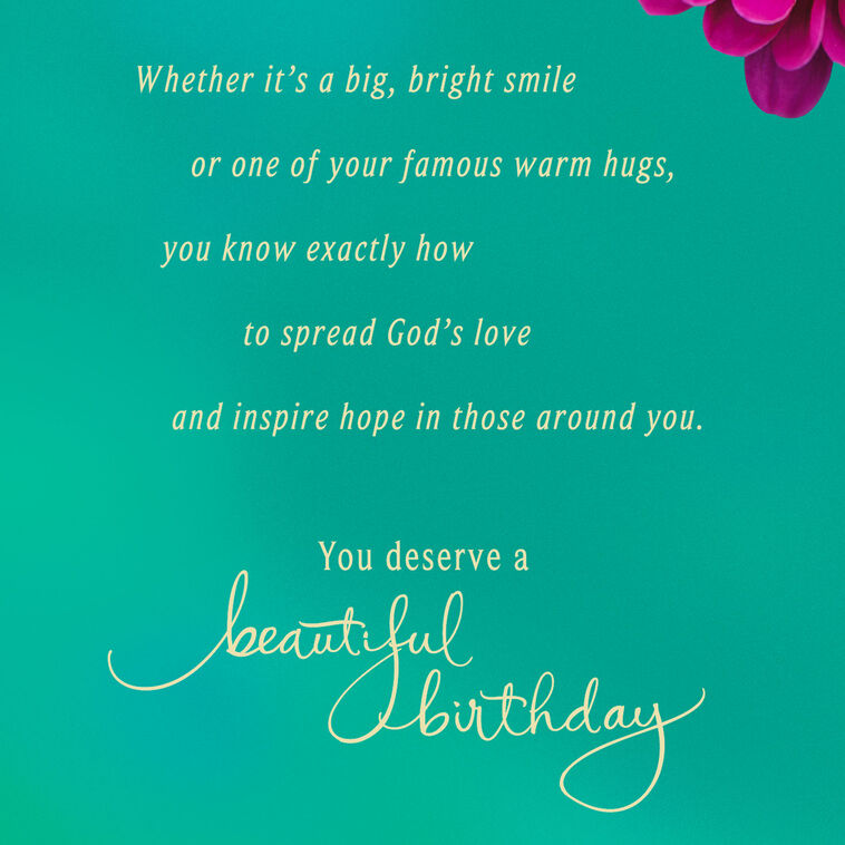 Hallmark You're A Blessing Religious Birthday Card