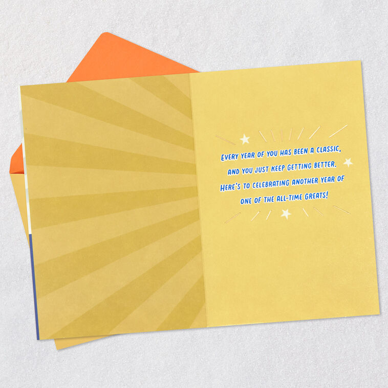 Hallmark You're A Classic 70th Birthday Card