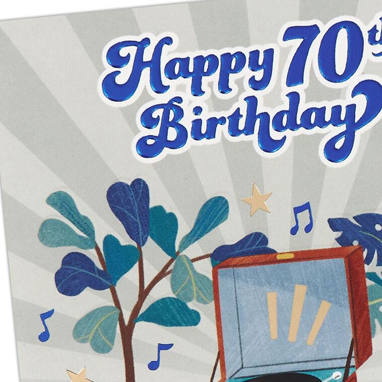 Hallmark You're A Classic 70th Birthday Card