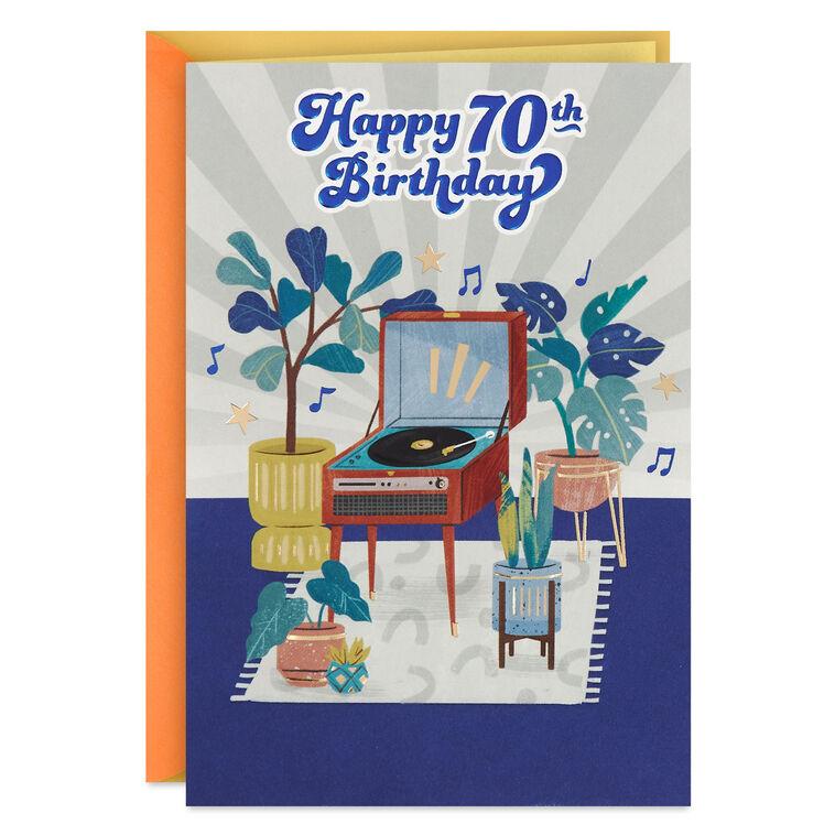 hallmark You're a Classic 70th Birthday Card