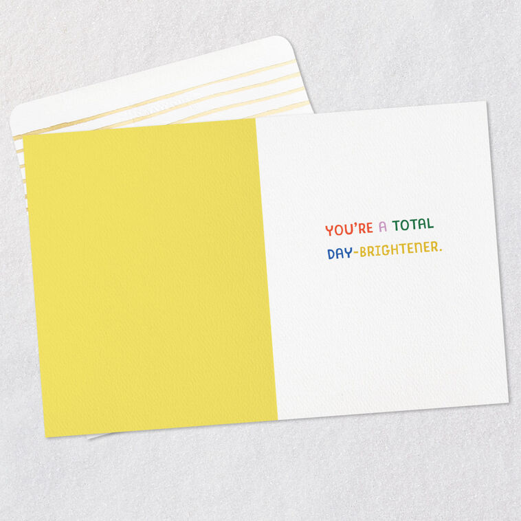 Hallmark You're A Day-Brightener Thank-You Card