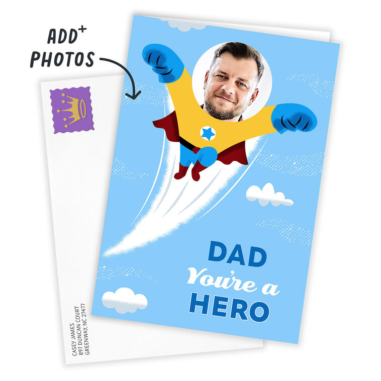 Hallmark You're A Hero Custom Father's Day Card