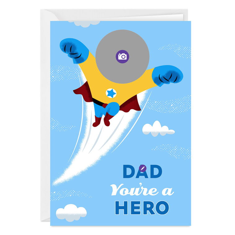 Hallmark You're A Hero Custom Father's Day Card