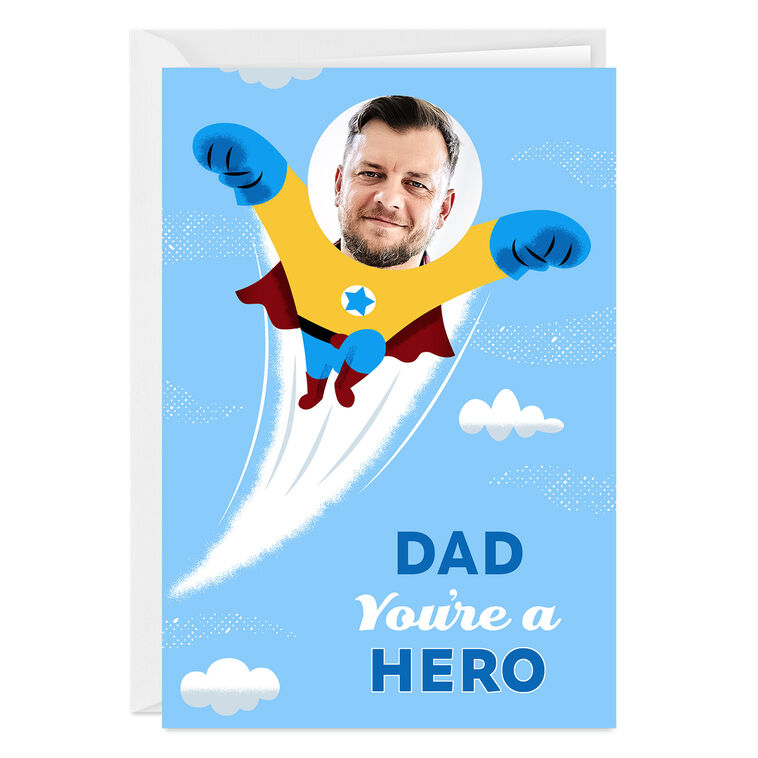 hallmark You're a Hero Custom Father's Day Card