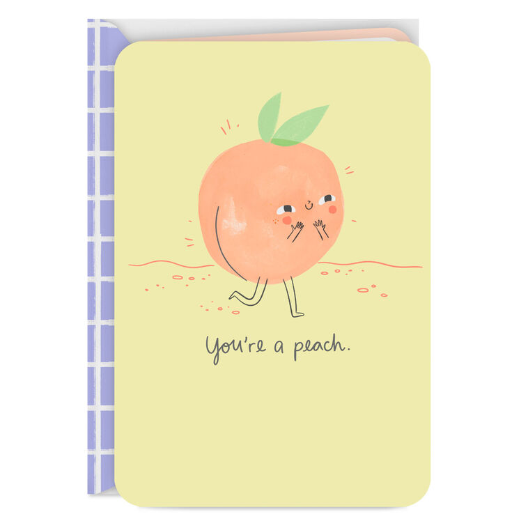hallmark You're a Peach Card
