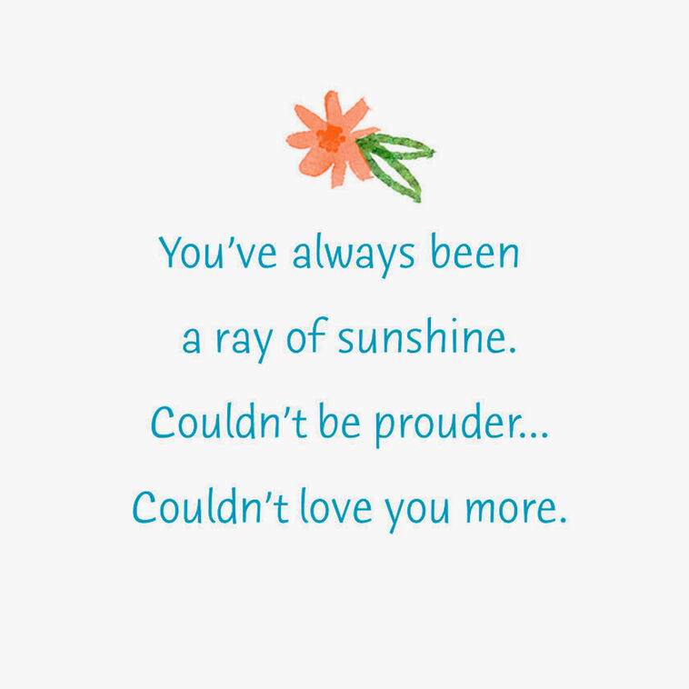 Hallmark You're A Ray Of Sunshine Card For Her