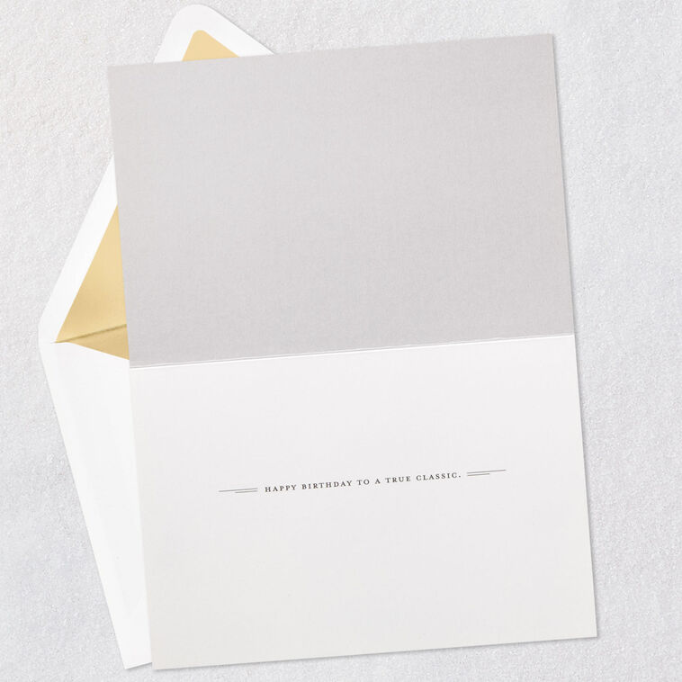 Hallmark You're A True Classic Birthday Card