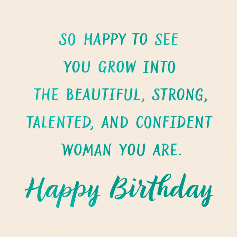 Hallmark You're All Grown Up Birthday Card For Her