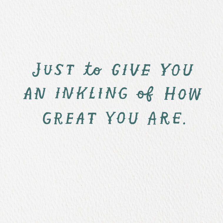 Hallmark You're All Tat And More Card