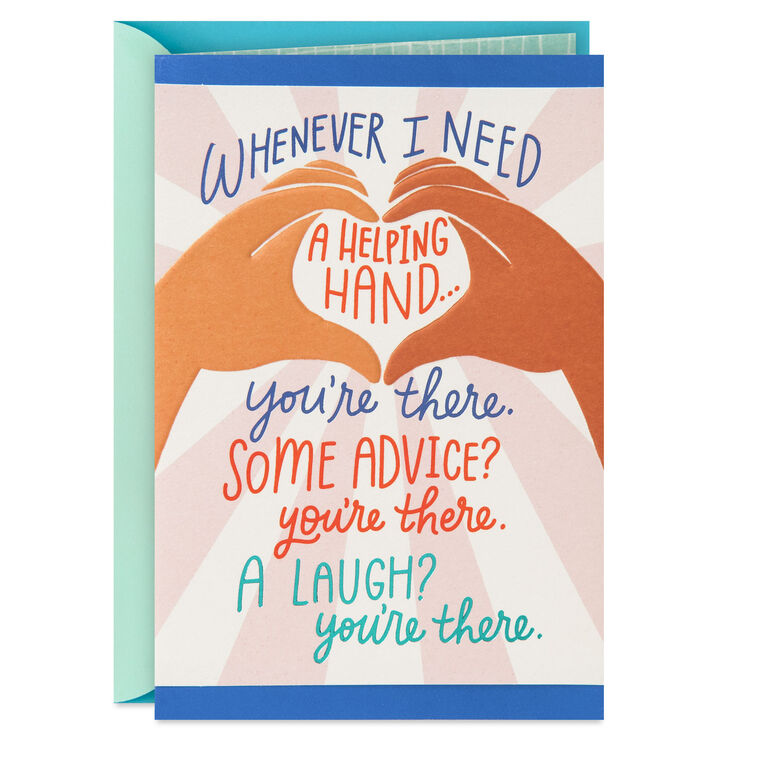 hallmark You're Always There Birthday Card