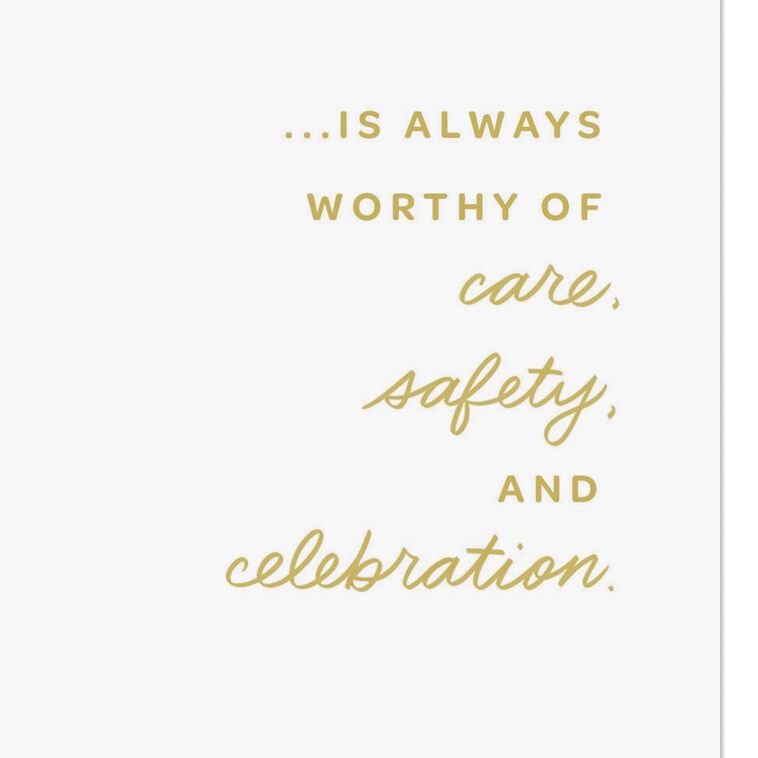Hallmark You're Always Worthy Encouragement Card