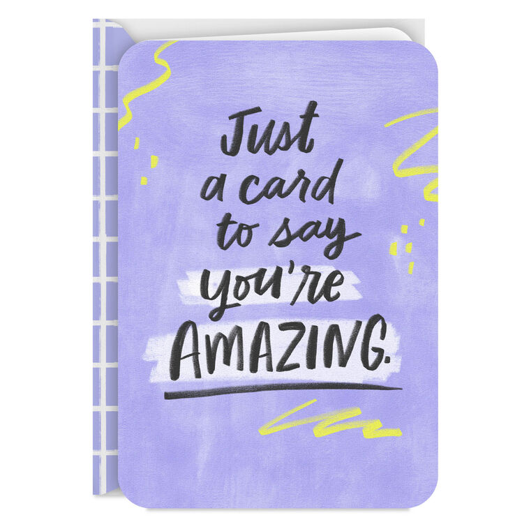 hallmark You're Amazing Thinking of You Card