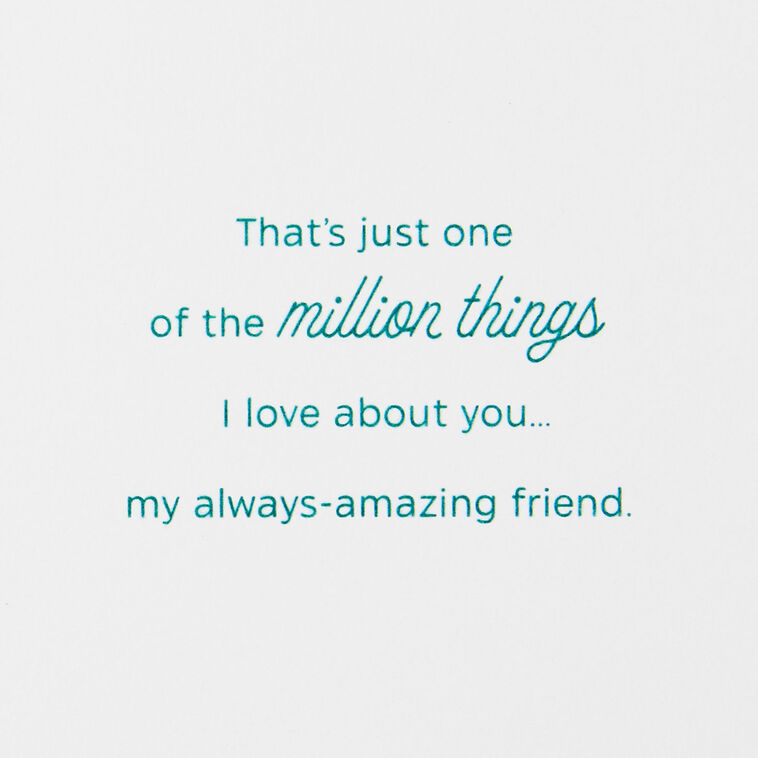 Hallmark You're An Amazing Friend Friendship Card