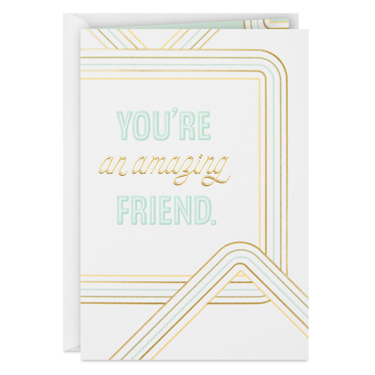 hallmark You're an Amazing Friend Friendship Card
