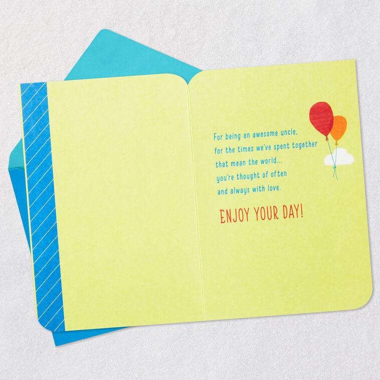 Hallmark You're An Awesome Uncle Birthday Card