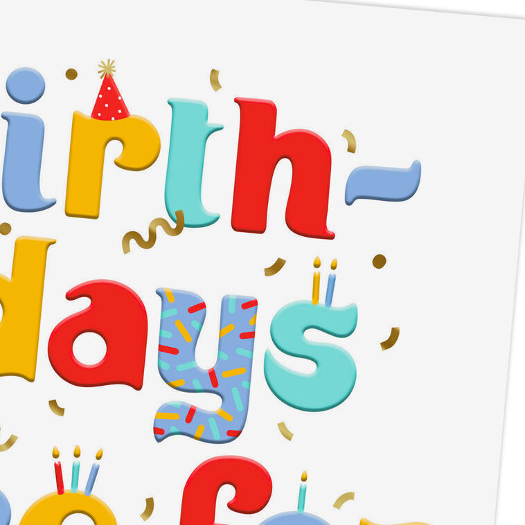 Hallmark You're Extra Awesome Birthday Card