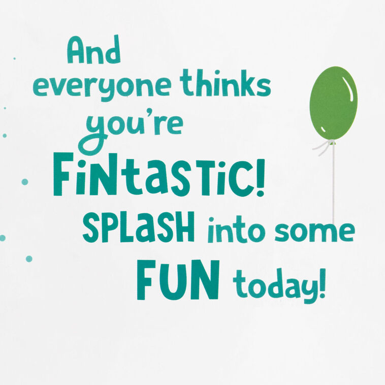 Hallmark You're Fintastic Birthday Card For Kid