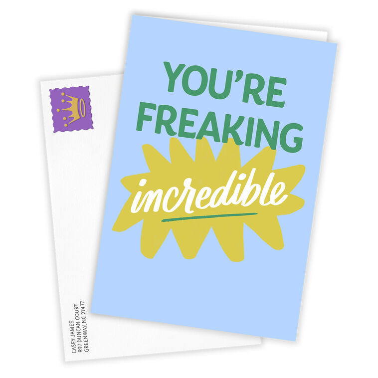 Hallmark You're Freaking Incredible Custom Card