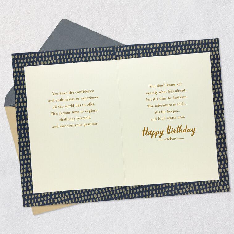 Hallmark You’re Going Places 21st Birthday Card
