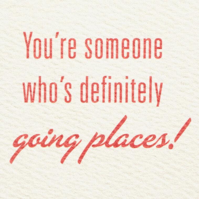 Hallmark You're Going Places Congratulations Card
