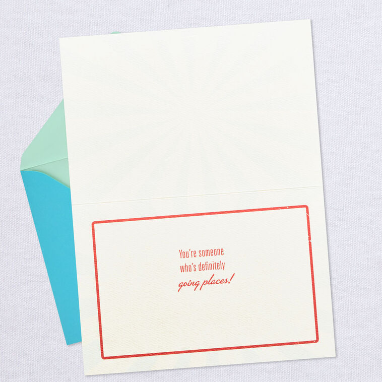 Hallmark You're Going Places Congratulations Card