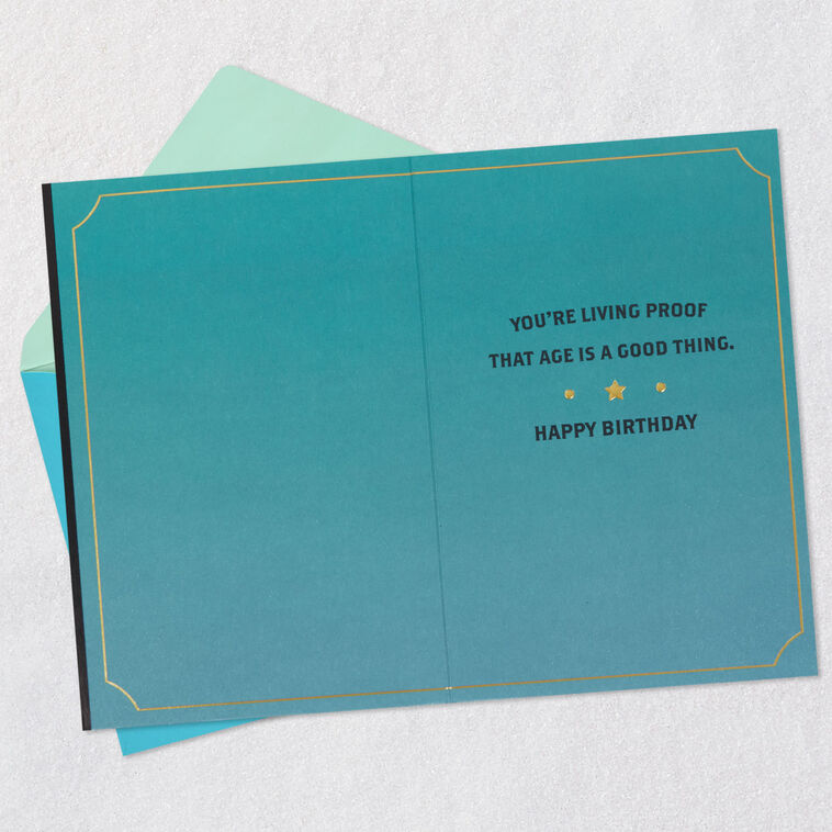 Hallmark You're Living Proof Birthday Card