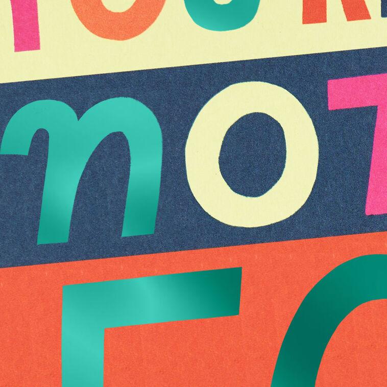 Hallmark You're Not 50 Funny 50th Birthday Card