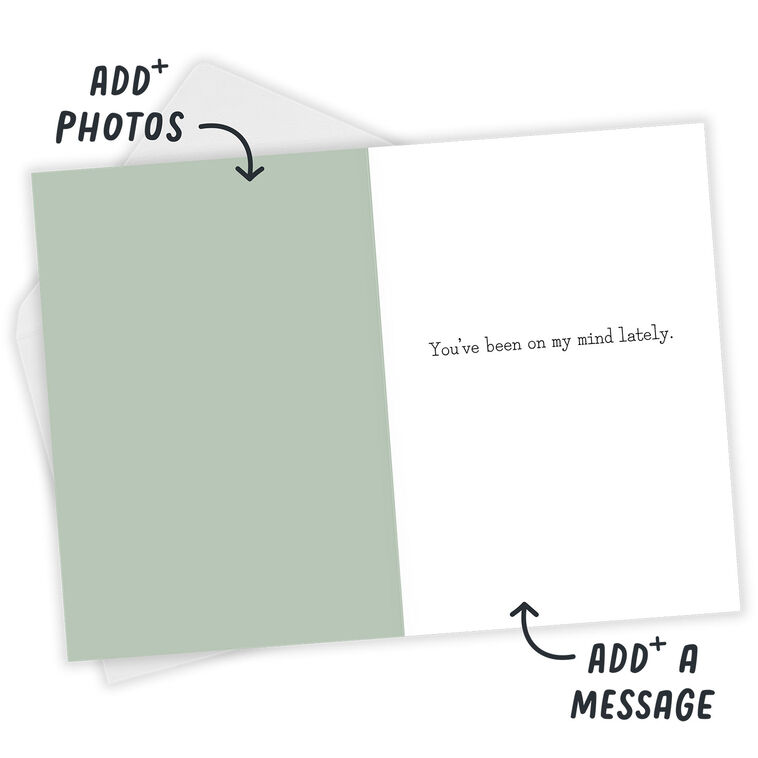 Hallmark You're On My Mind Typewriter Custom Card