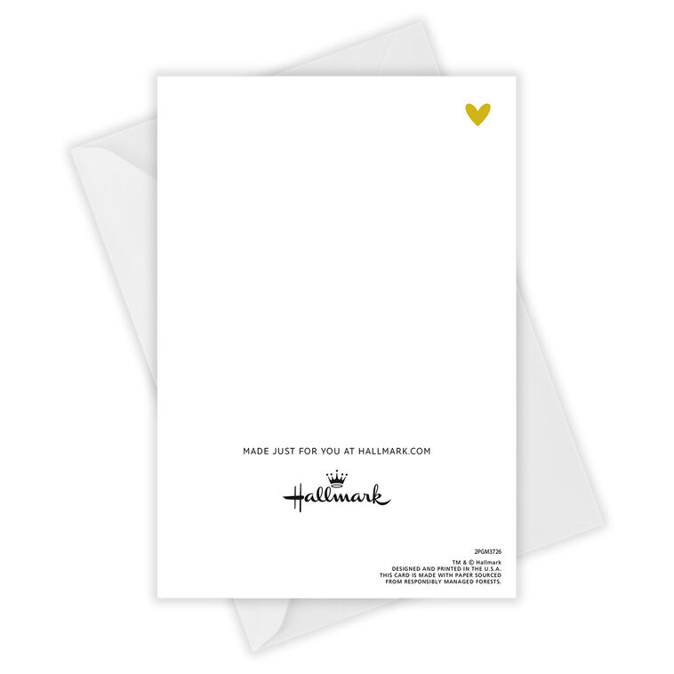 Hallmark You're On My Mind Typewriter Custom Card