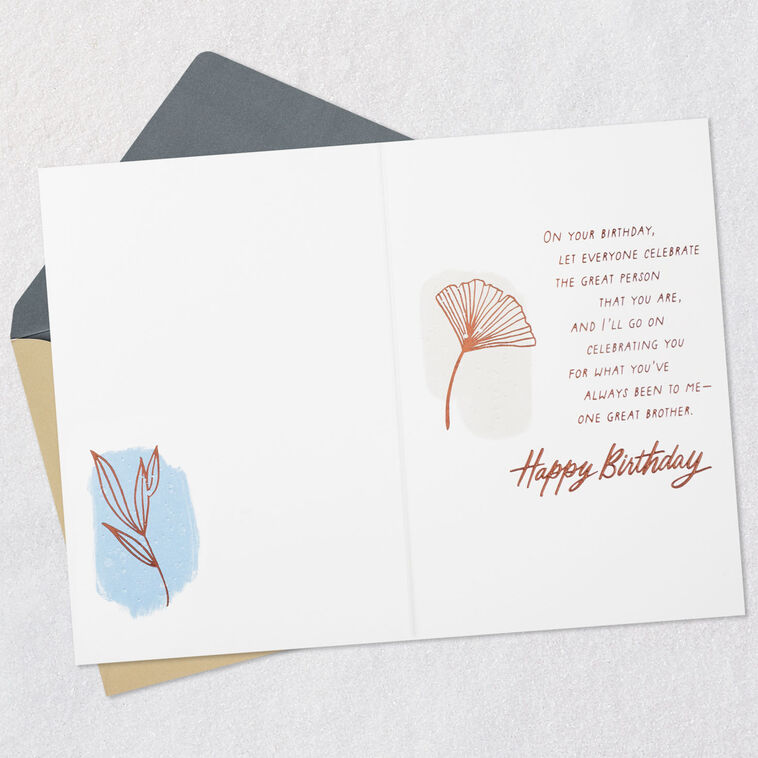 Hallmark You're One Great Brother Birthday Card