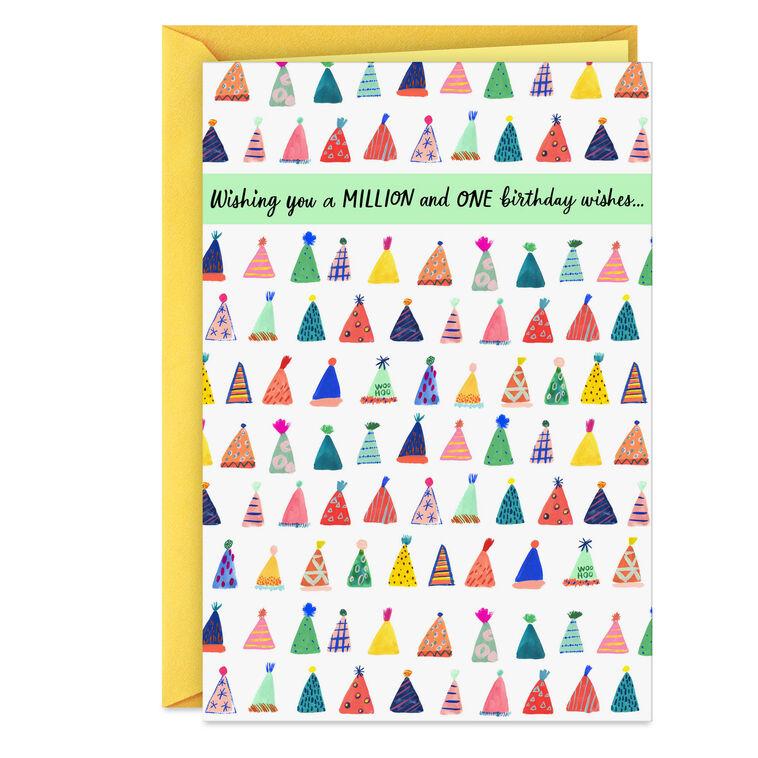 hallmark You're One In A Million Birthday Card