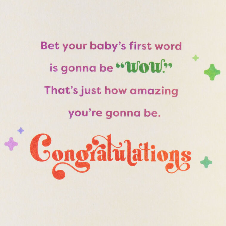 Hallmark You're Pregnant New Baby Card