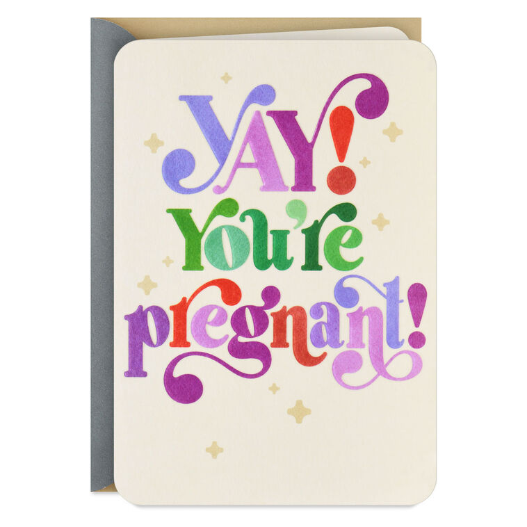 hallmark You're Pregnant New Baby Card