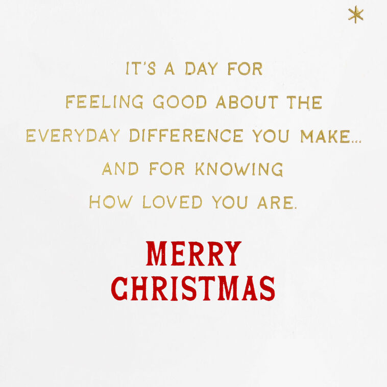 Hallmark You're So Loved Christmas Card For Dad