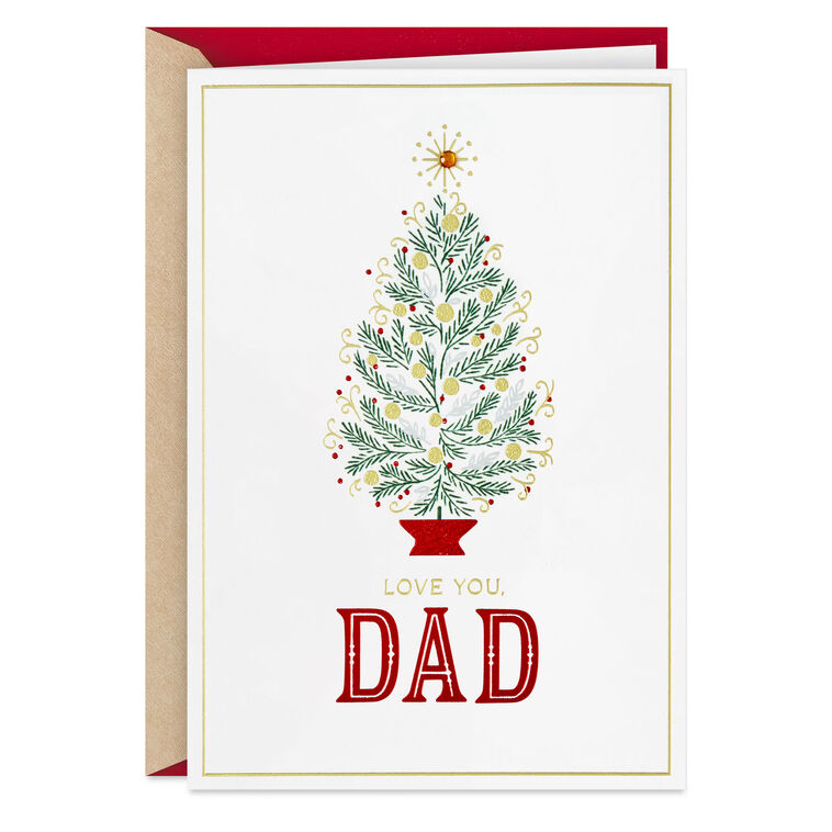 hallmark You're So Loved Christmas Card for Dad