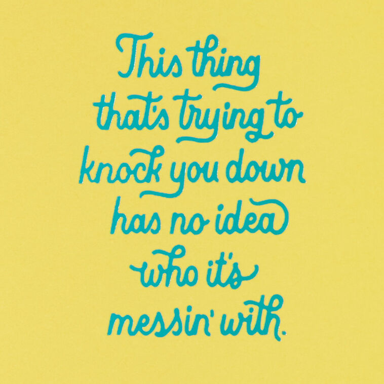 Hallmark You're Strong As Hell Encouragement Card