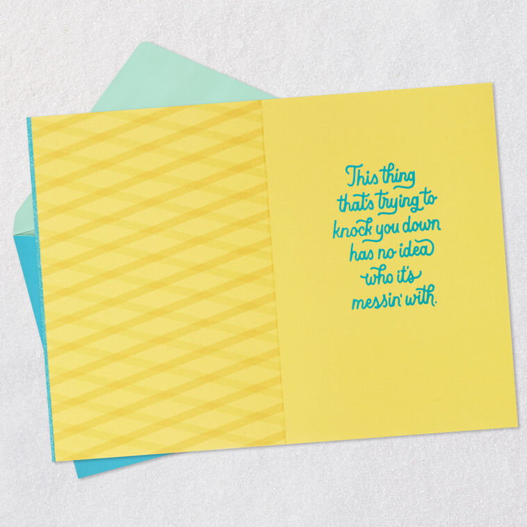 Hallmark You're Strong As Hell Encouragement Card