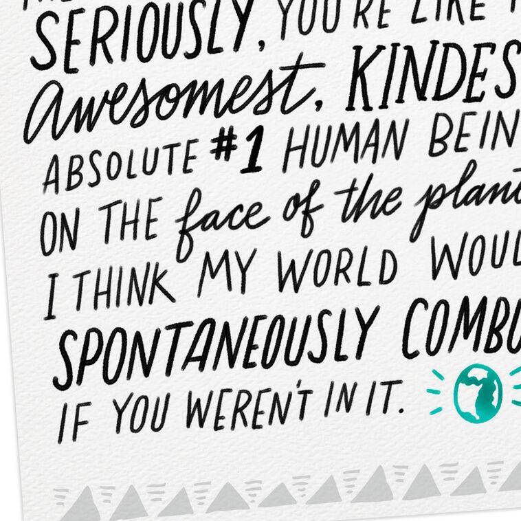 Hallmark You're The Best Birthday Card