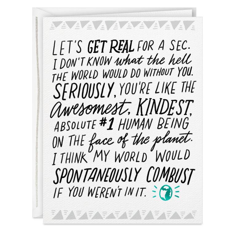 hallmark You're the Best Birthday Card