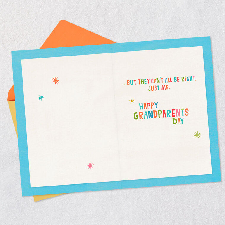 Hallmark You're The Best Grandparents Day Card