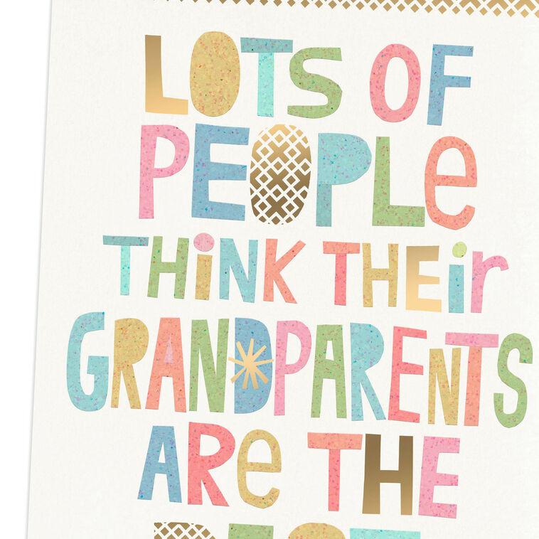 Hallmark You're The Best Grandparents Day Card