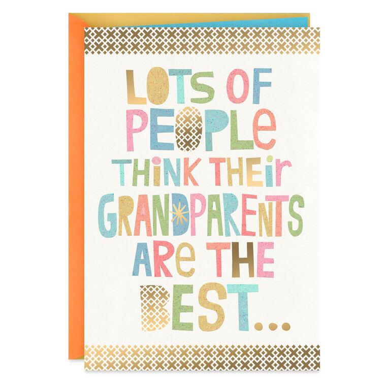 hallmark You're the Best Grandparents Day Card